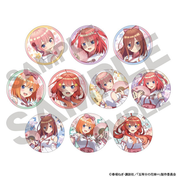 五等分の花嫁 トレーディング缶バッジ 桜巫女 10個入りBOX - 4950円 